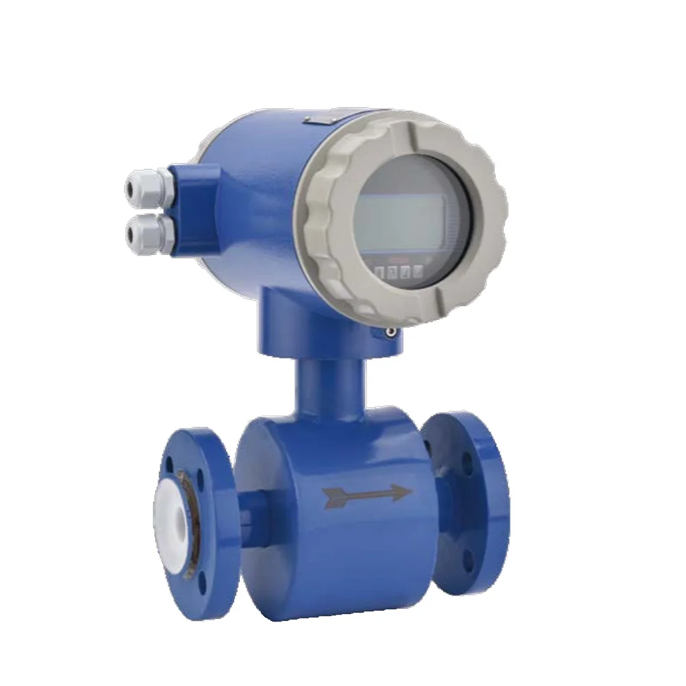 Wastewater stainless steel electromagnetic flow meter 1 inch magnetic flowmeter digital 4-20ma waste water
