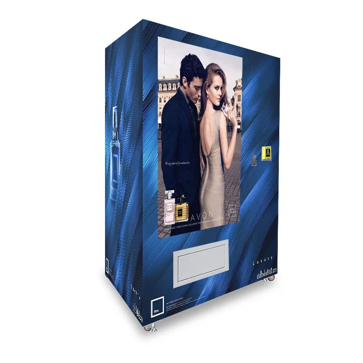 Bull perfume vending machine with age verification with elevator beauty vending machine for sale