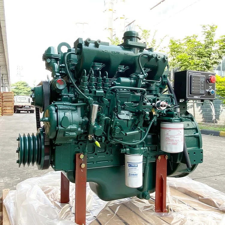 China Water Cooled 4 Cylinder Diesel Marine Engine For Ship