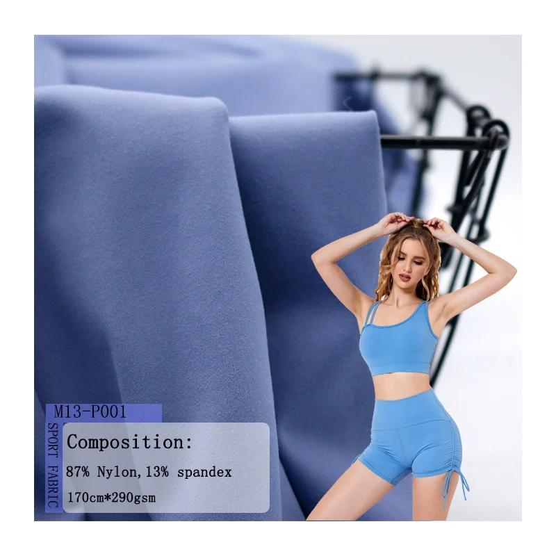37 In Stock Colors Low MOQ Nylon Spandex Leggings Fabric Yoga Wear Fabric