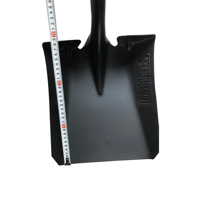 shovels digging farming Carbon metal Wooden Handle Tools Agricultural tools square flat shovel