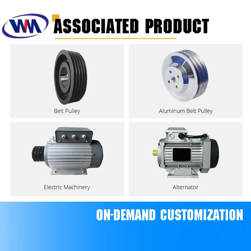 Manufacturer Wholesale Synchronous Pulleys Timing Belt Pulley  V Belt Pulley Free Energy Generator Flywheel