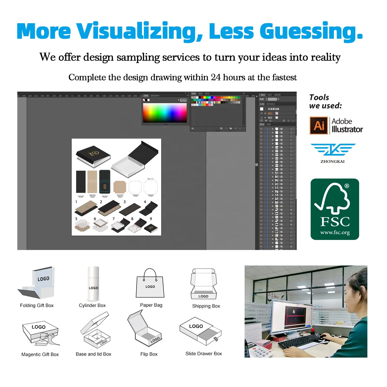 Wholesale Luxury Wine Bottle Candle Cardboard Kraft Corrugated Mailer Packaging Boxes Shipping Box Custom Design White Pink