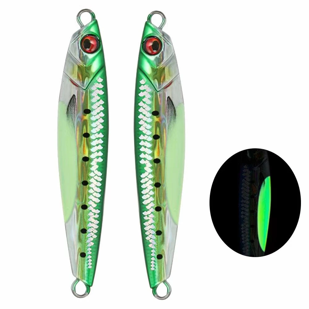 JiggingDuke DUO 3DPrinting40g 60gShore casting slow jumping fishing metal clamp lead jute marine fishing bait