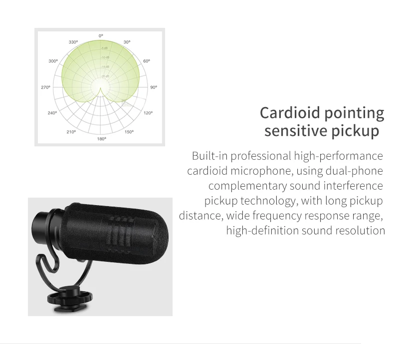 Portable Broadcast Equipment Vlog Device Stabilizer Phone Mount with LED Light and Microphone