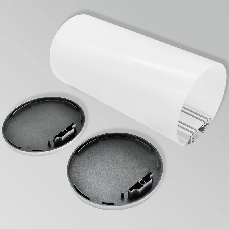 100mm Diameter suspended round shape LED aluminum profile for led lighting
