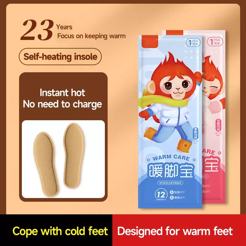 Disposable warmer insole self heating warmer foot patch keep your foot warm whole day instant warm insole