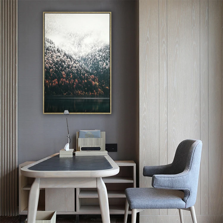 Canvas Painting for Home Decoration Chinese Nature Lake Scenery Abstract Painting Modern Printed