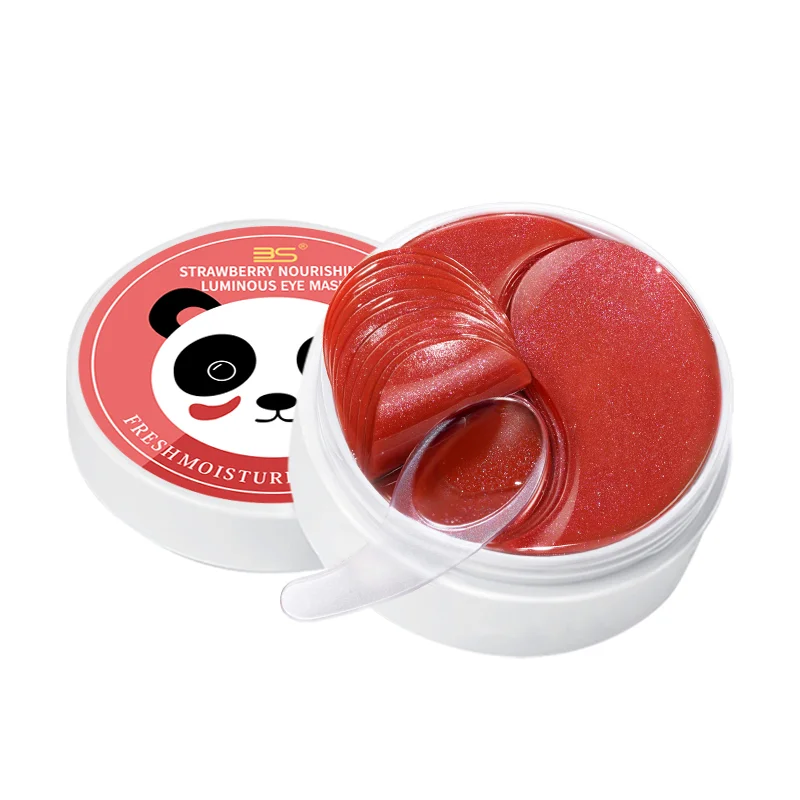 New Upgrade Generation Panda Eye Mask Series Strawberry Eye Mask Patch Moisturizing Dark Circles Fine Line Pouch Repair Eye Skin
