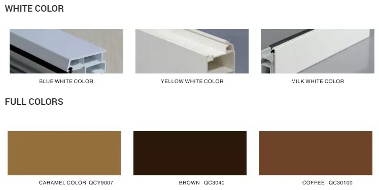 extrusion PVC Profile for window / pvc profile for windows and doors