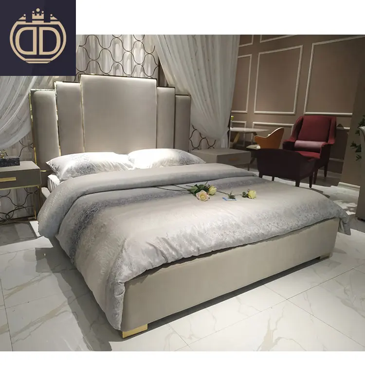 Luxury Hotel Double Bed Home Furniture king Bed