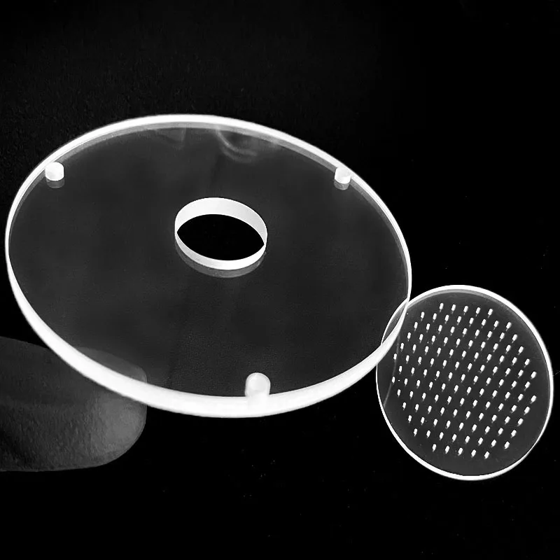 Processing customized quartz plate optical heat resistant transparent quartz wafers