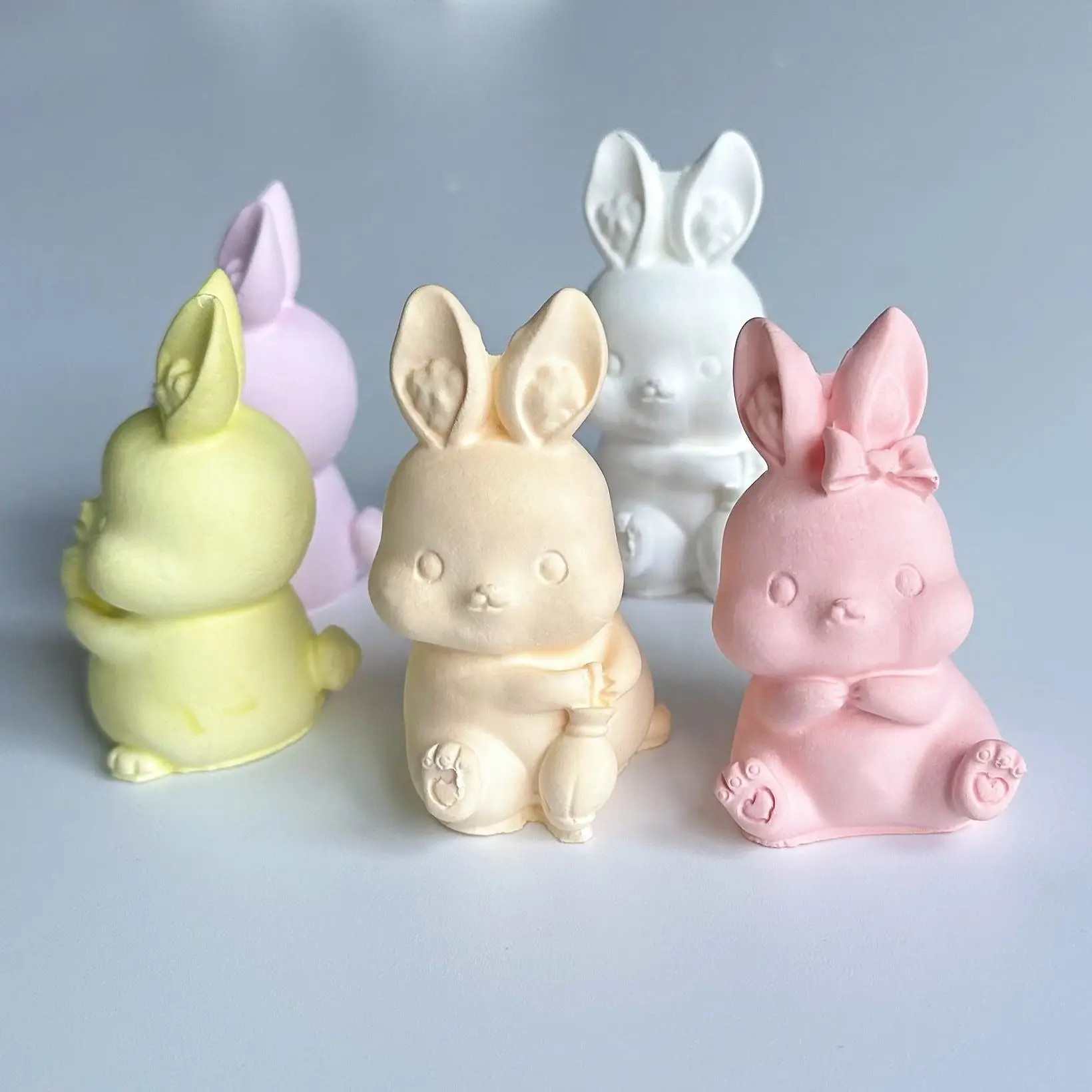 Customized Animal Rabbit Aromatherapy Home Decoration Ceramic Essential Oil Aroma Diffuser Stone Gift Set For Air Freshener