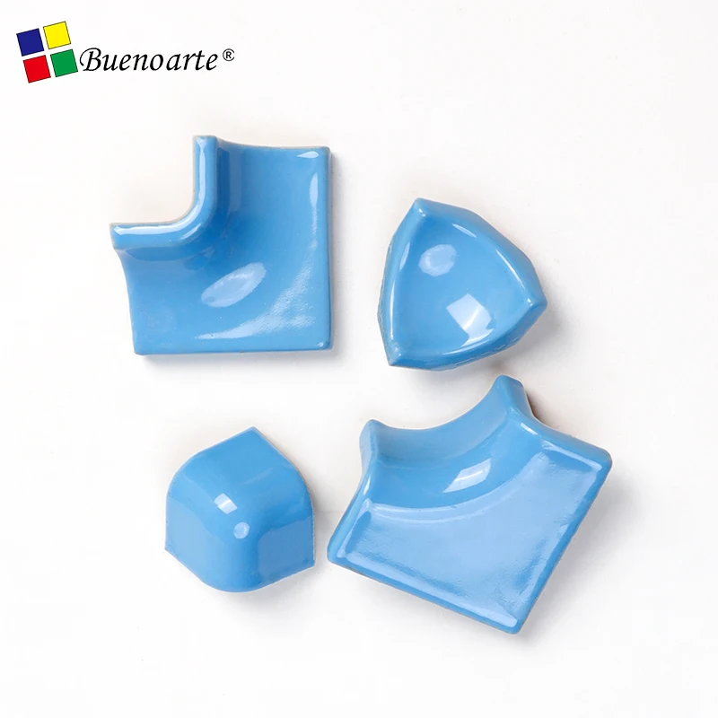 ceramic tile accessories for swimming pool tile, ceramic mosaic tile accessories for home and hotel decoration