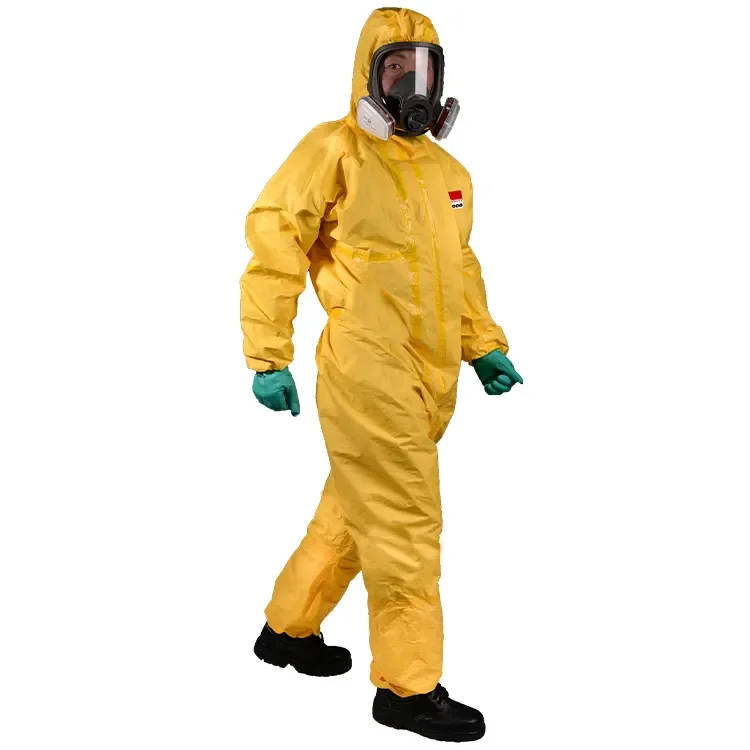 Nonwoven Type5/6 Hazmat-suit Chemical Suit for Spray Disposable Cleanroom Safety Waterproof Industrial Supply CE