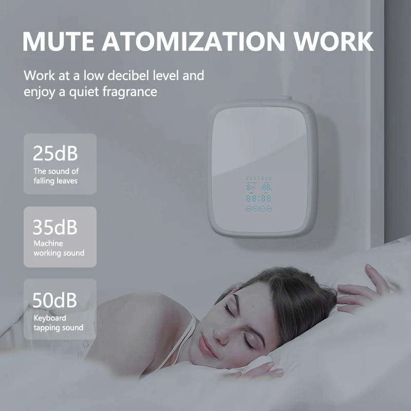 500ML Large Capacity Hvac Scent Diffuser System White Aroma Diffuser Oil New Use Pure Essential Oil Diffuser for Hotel