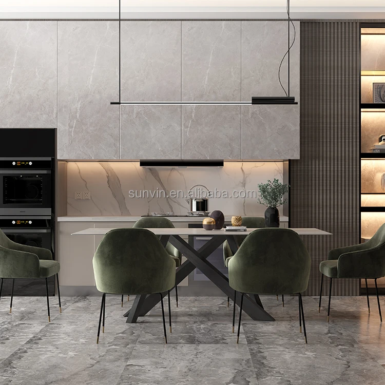 China Big 120x240 Calacatta Sintered Stone Golden Porcelain Granite Slabs Carrera White Natural Gold Vein Tiles Marble