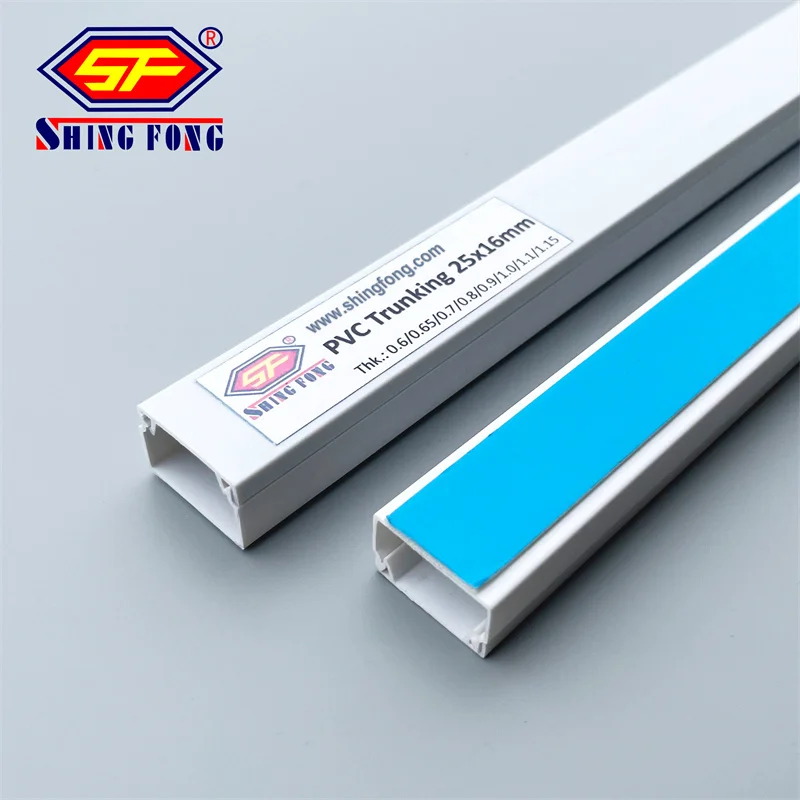 Weatherproof PVC Cable Tray Wall Corner Duct Cables Concealer Electrical Gutters