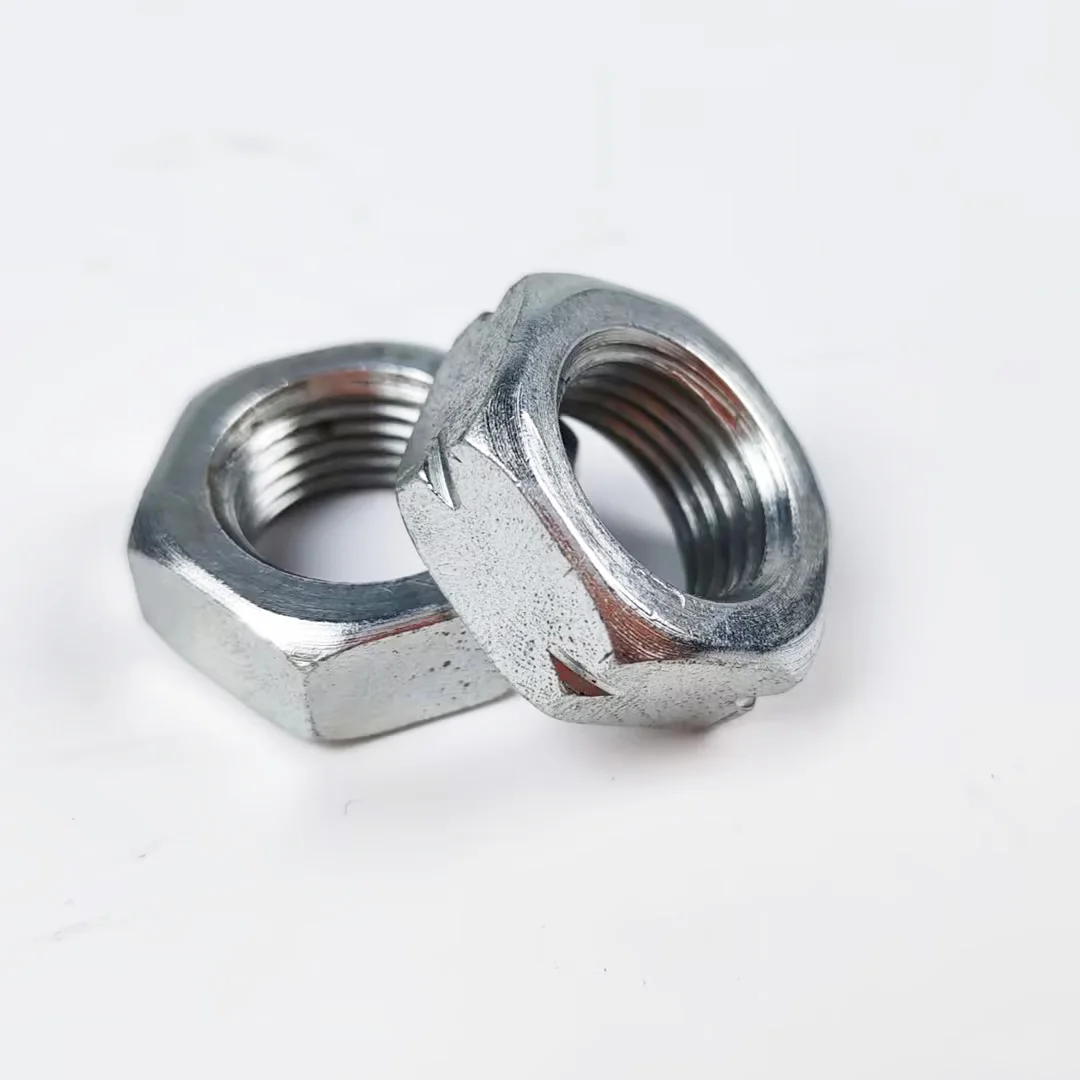 3/8-in x 16 Zinc-plated Steel Jam Nut Hex Nuts