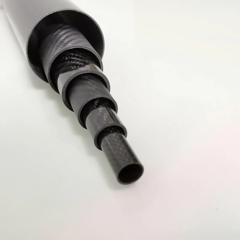 Fiber Tubes Manufacturer Large Diameter Carbon Fiber For Telescopic Tube