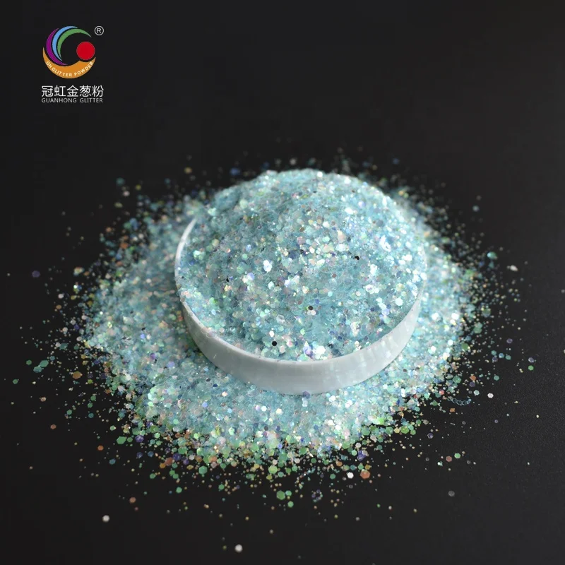 GH5210DD  High Quality Nail Sequin Cosmetic Glitter Powder Eco-Friendly PET Material Fine Craft Industrial Glitter