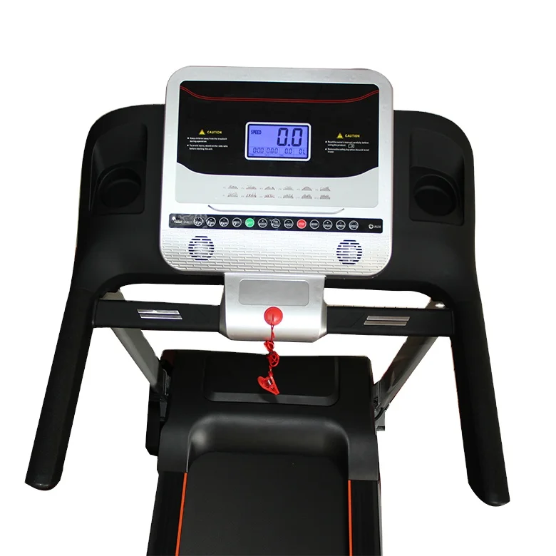 Lijiujia manufacturer electric foldable workout equipment LCD screen motorized treadmill machine for home