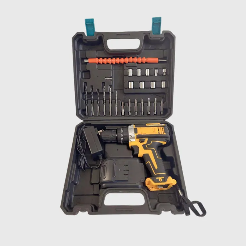 Lithium Battery Electric Drill Tool Set Screwdriver 21v High-power