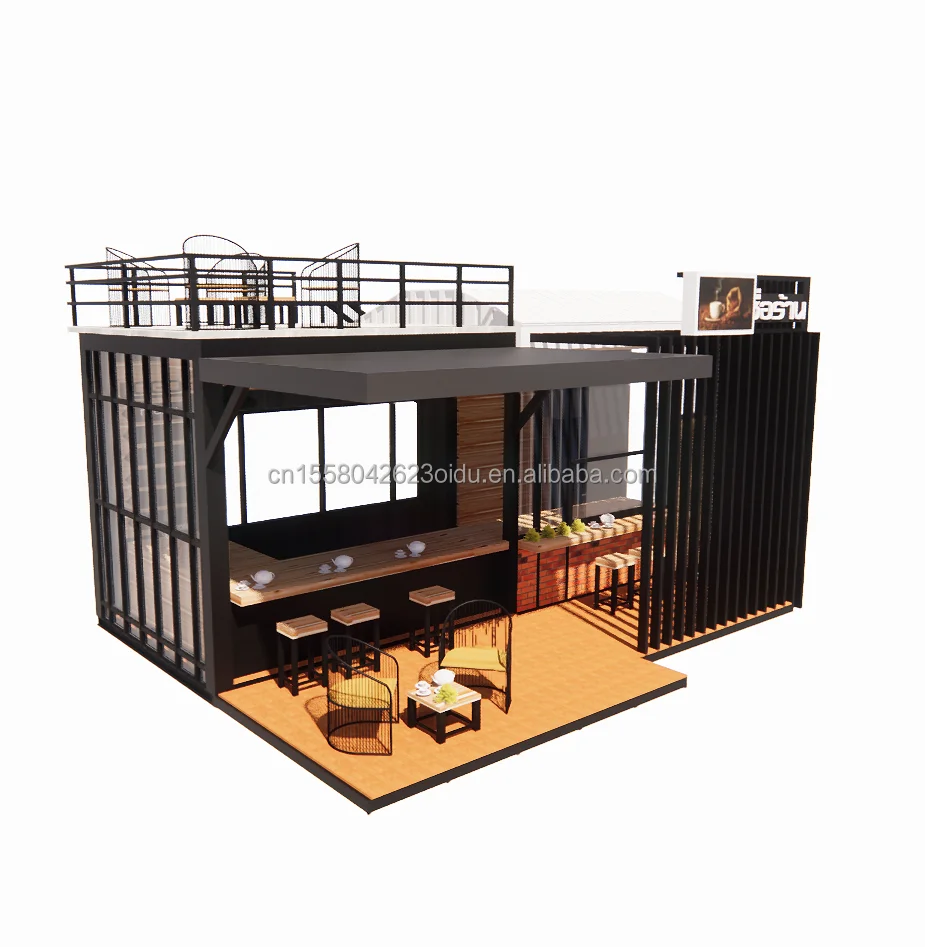 Cheap Price Prefabricated Shipping Mobile Coffee Shop Container Bar Shops Prefab Store