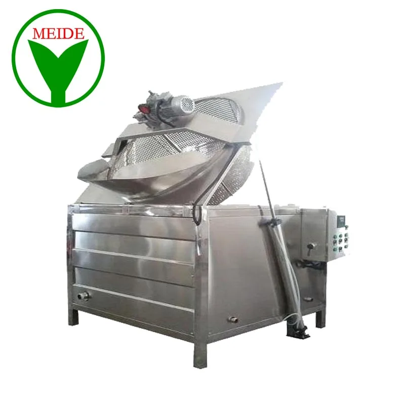 
Automatic lift- up batch gas fryer machine with oil filter machine 