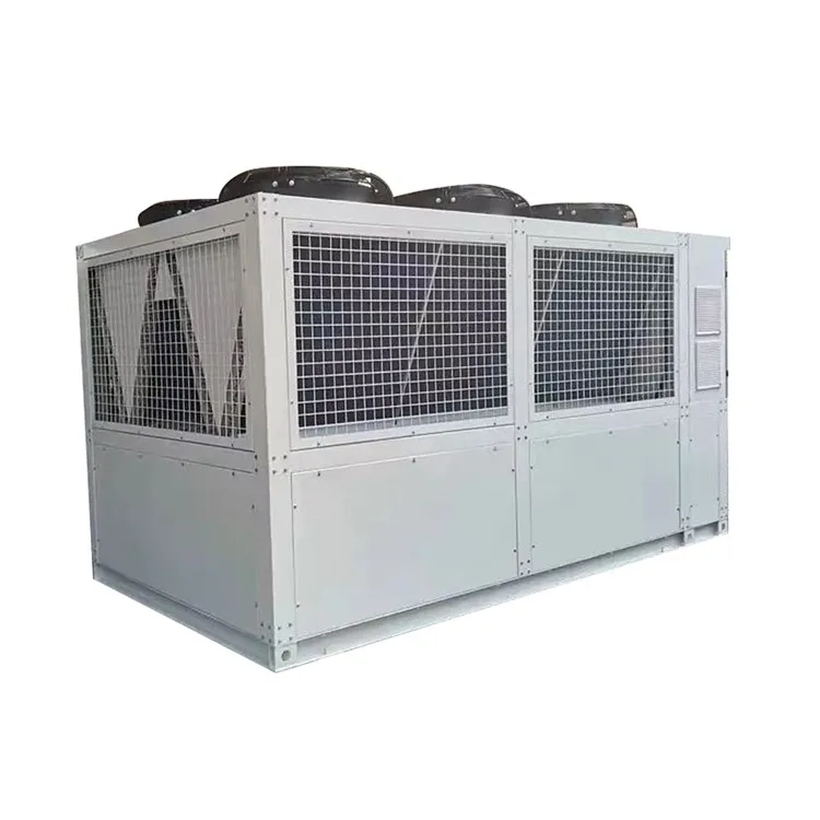 Коммерческий гибкий тепловой насос с управлением PLC модульный водяной охладитель