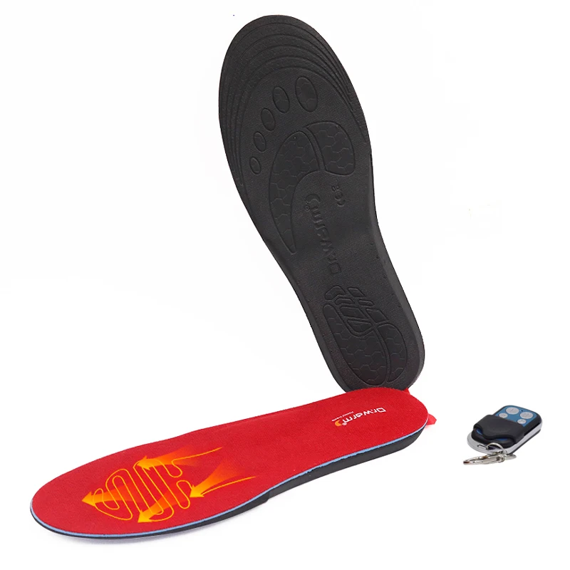 Rechargeable Battery Heated Insoles with Wireless Remote Control, Warming Battery Heated Insoles
