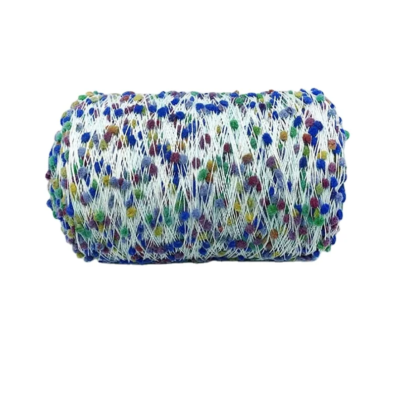4Nm Ping-Pong Yarn Nylon & Polyester Fancy Yarn Customized Color Fancy Yarn