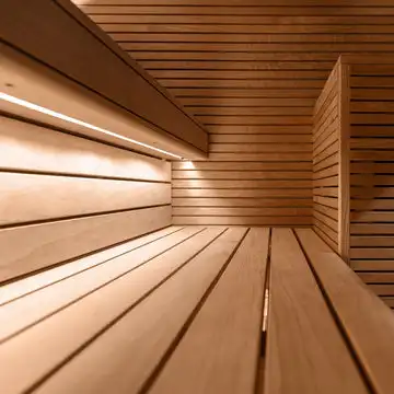 Traditional Red Cedar 6 People Steam Outdoor Cube Sauna