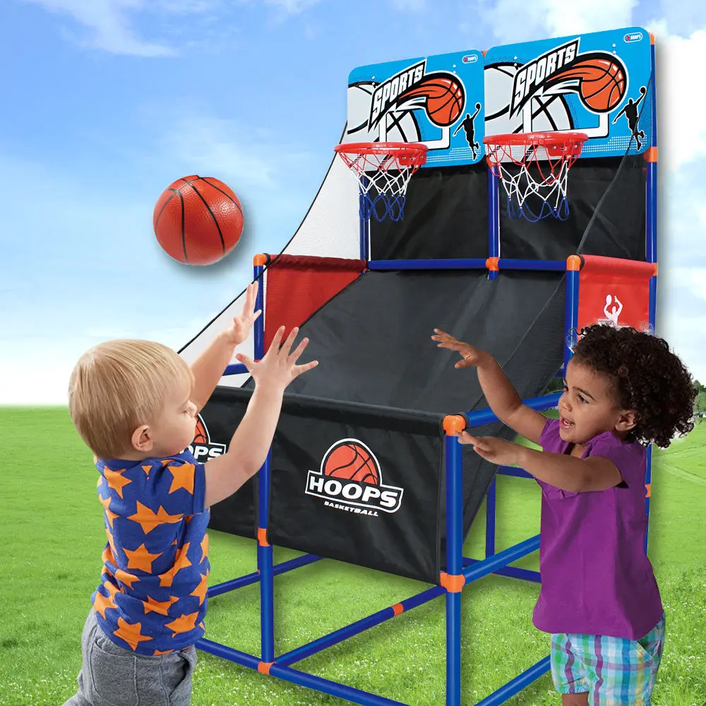 Basketball supplies indoor/outdoor sports parent-child shooting interactive 142/120CM high single shooting machine Sport Toys