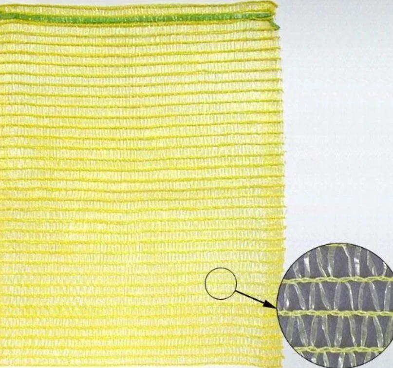 PE Raschel Mesh Bag лук упаковочные мешки для фруктовых овощных дров