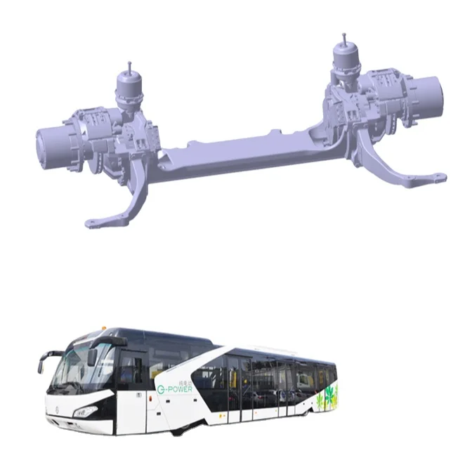 Rawsun electric wheel drive axle READ2100P for airport shuttle bus Strong torque 540v 9290nm for 50t Pure Electric truck