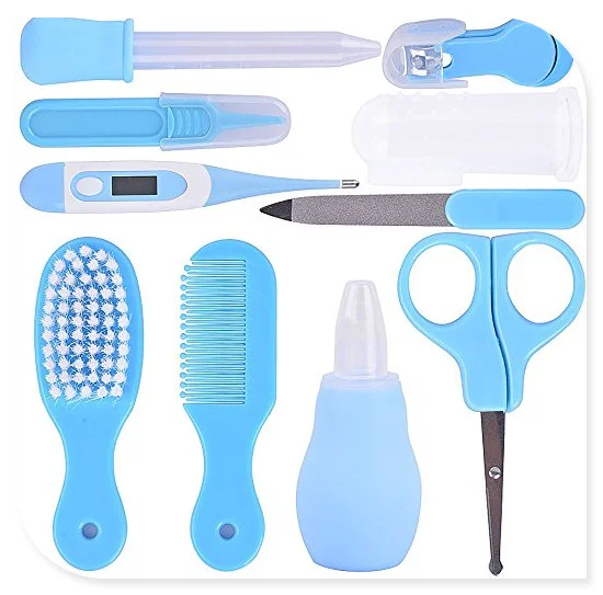Customized logo 10 PCS other supplies Baby Care Grooming Kit products accessories baby manicure set item bebe nail trimmer gift