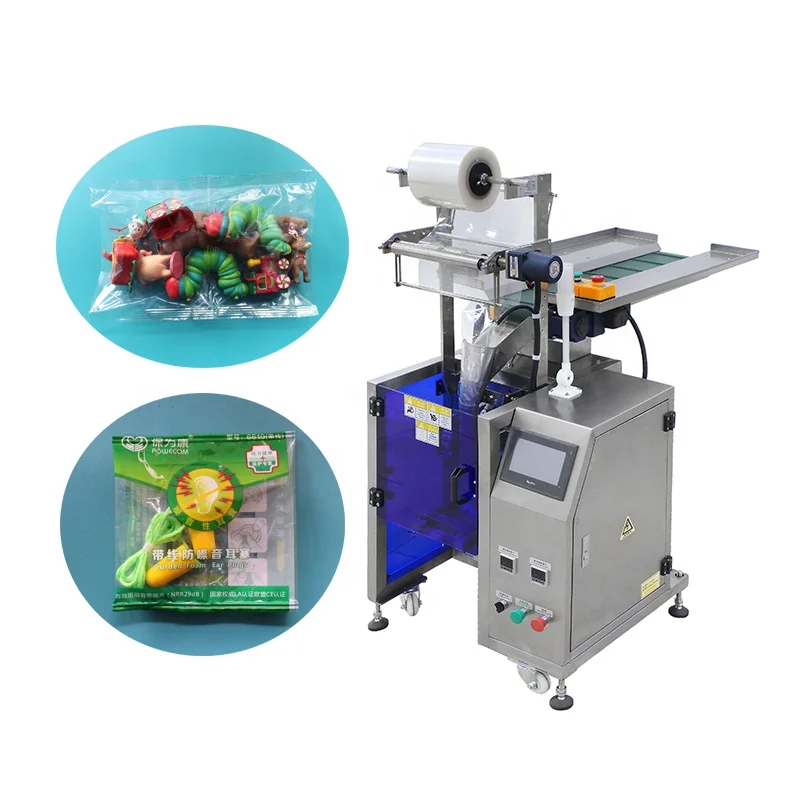 Automatic Hardware Fitting Mini Toy Vibration Plate Belt Packing Machine