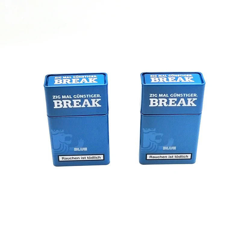 hinged metal burn box long-filter burn tin classic unfiltered case