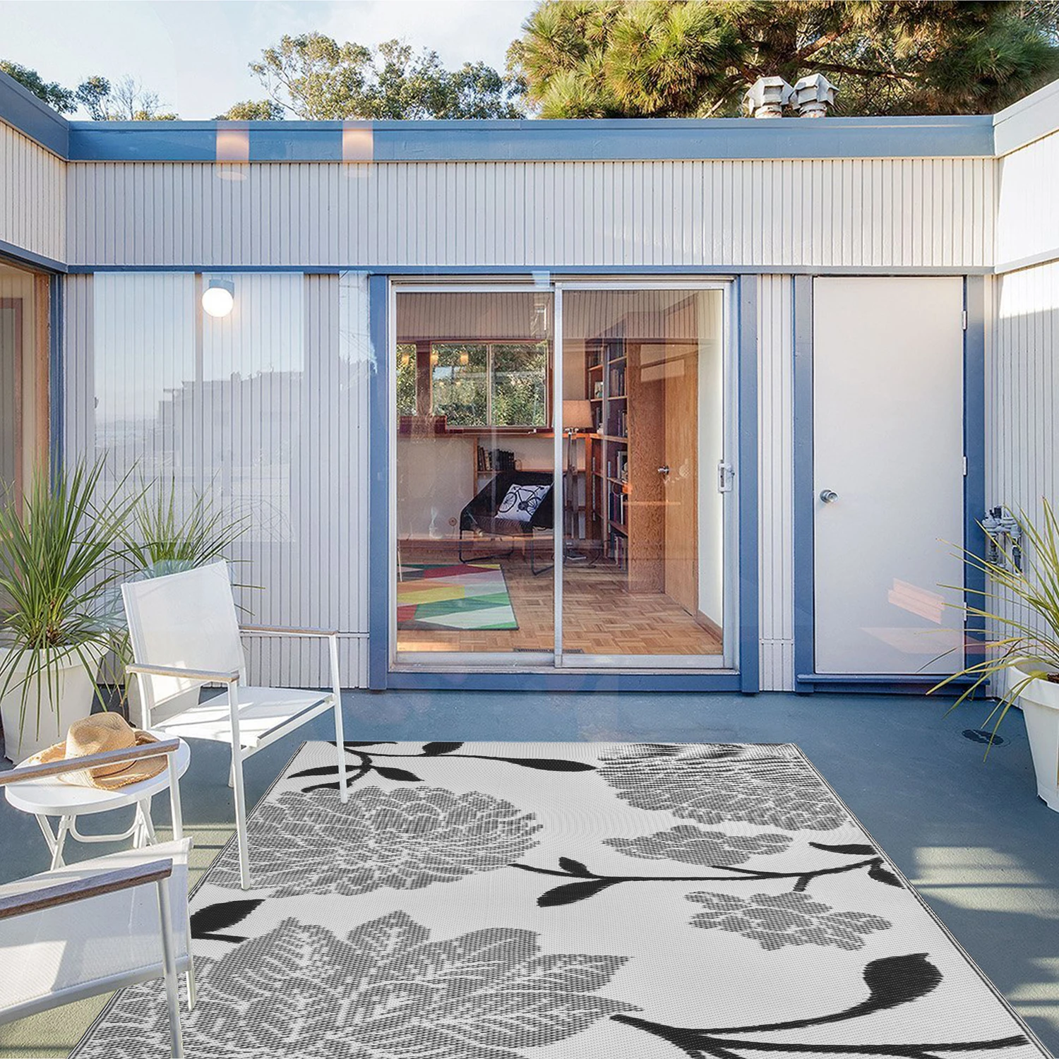 HUAYANG Polypropylene Picnic Beach Rv Mat Outdoor Camping Mat Rv Patio Rug Mat Outdoor Carpets And Rugs