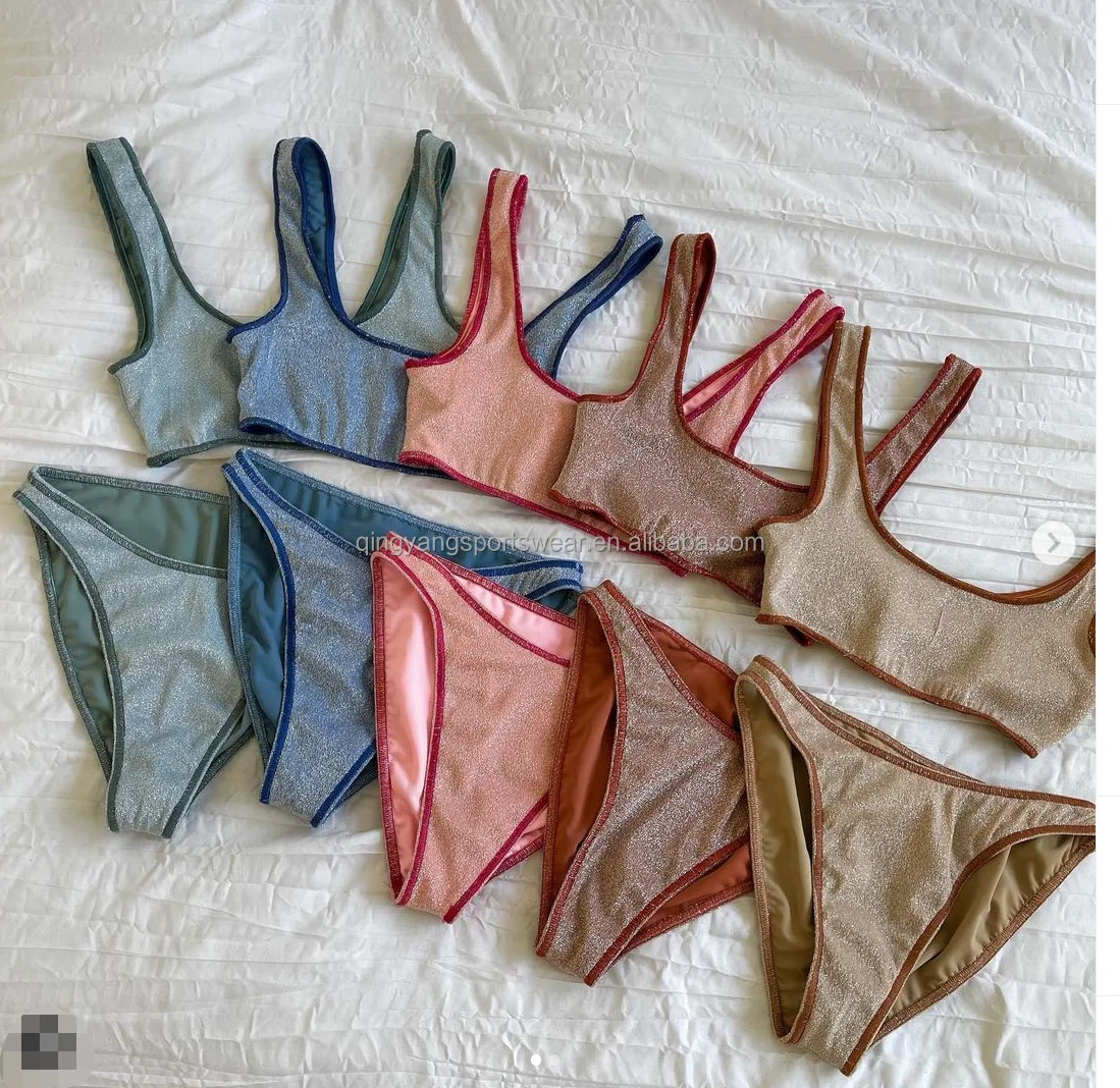 2022 New Designer Wholesale Micro Bikinis Womformalral Printing Halter Neck Bathing Suits Brief Women Swimwear Hot Selling Swim