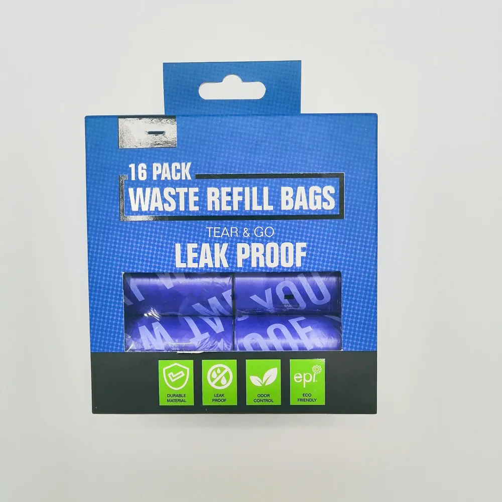 FSD OEM Custom Private Label Wholesale Plastic Thick Dog Waste Poop Bags Biodegradable For Training