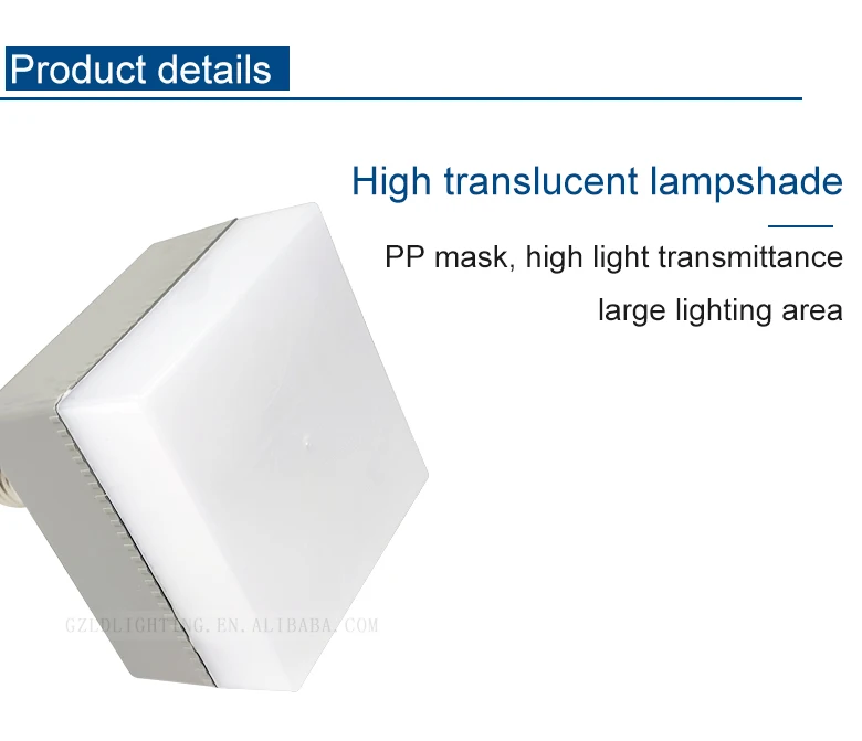 Led square bulb 5W 10W 15W 20W 30W 40W E27 B22Led bulb spare parts