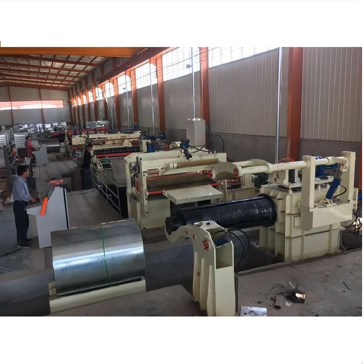 Automatic slitting and rewinding machine for 3x1600 CR coil slitting machine