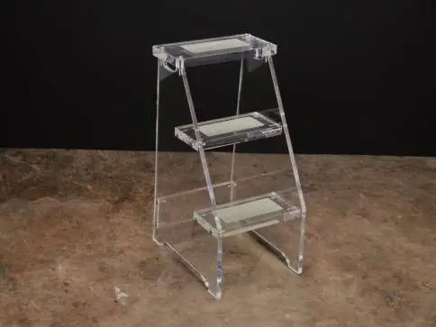 Luxury Lucite 3 Step Stool Acrylic for Home Furniture