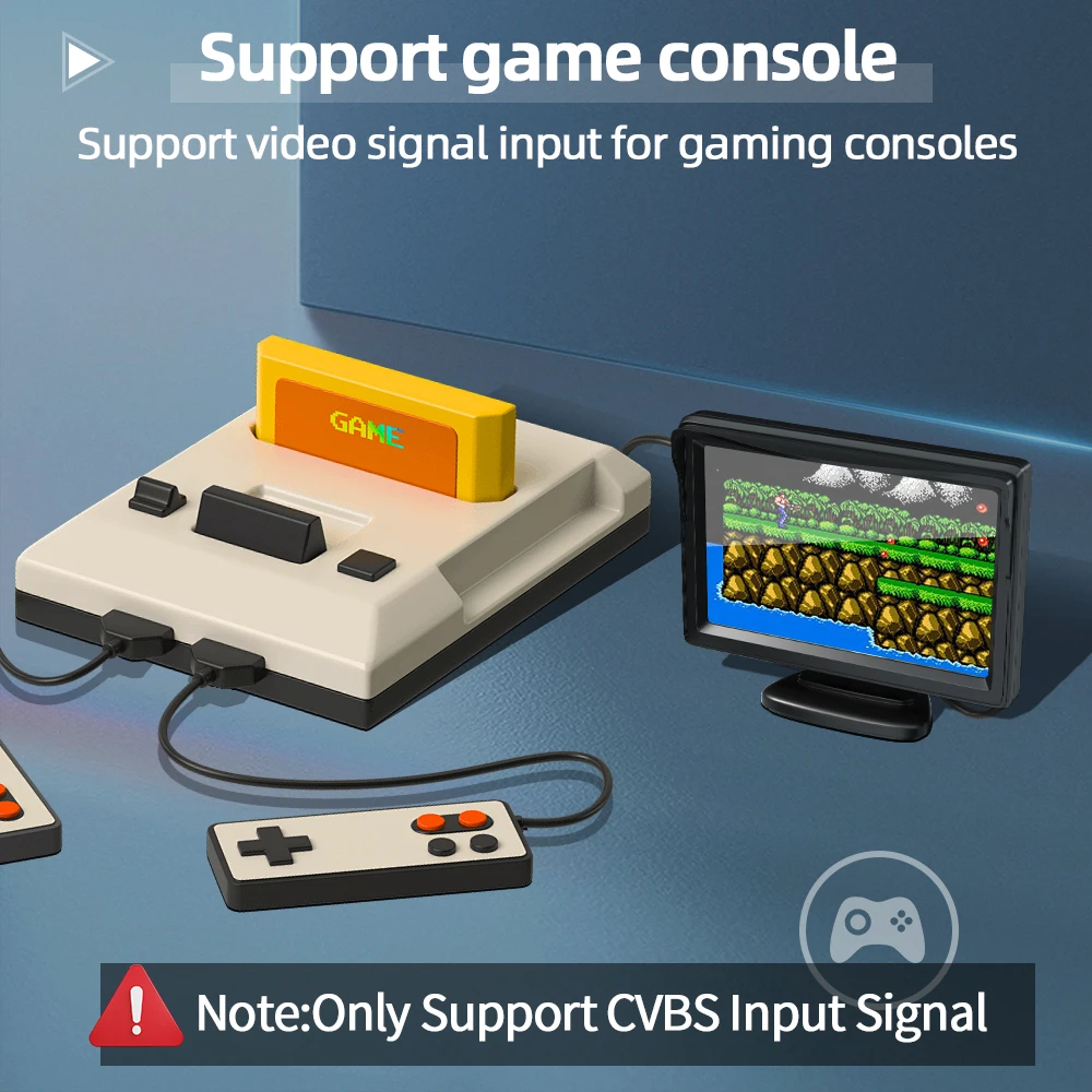 GRANDnavi RTS/ Customization Portable Reversing Camera Display 4.3 Inch TFT Screen CVBS Signal Support