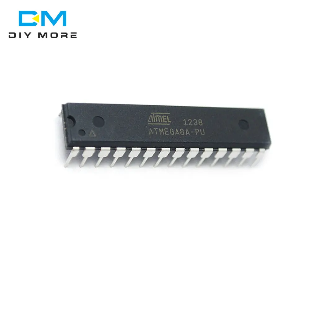 ATMEGA8A-PU ATMEGA8A MEGA8A DIP-28 8-bit with 8K Bytes In-System Programmable Flash ATMEGA8 DIP Original 28P 28pin