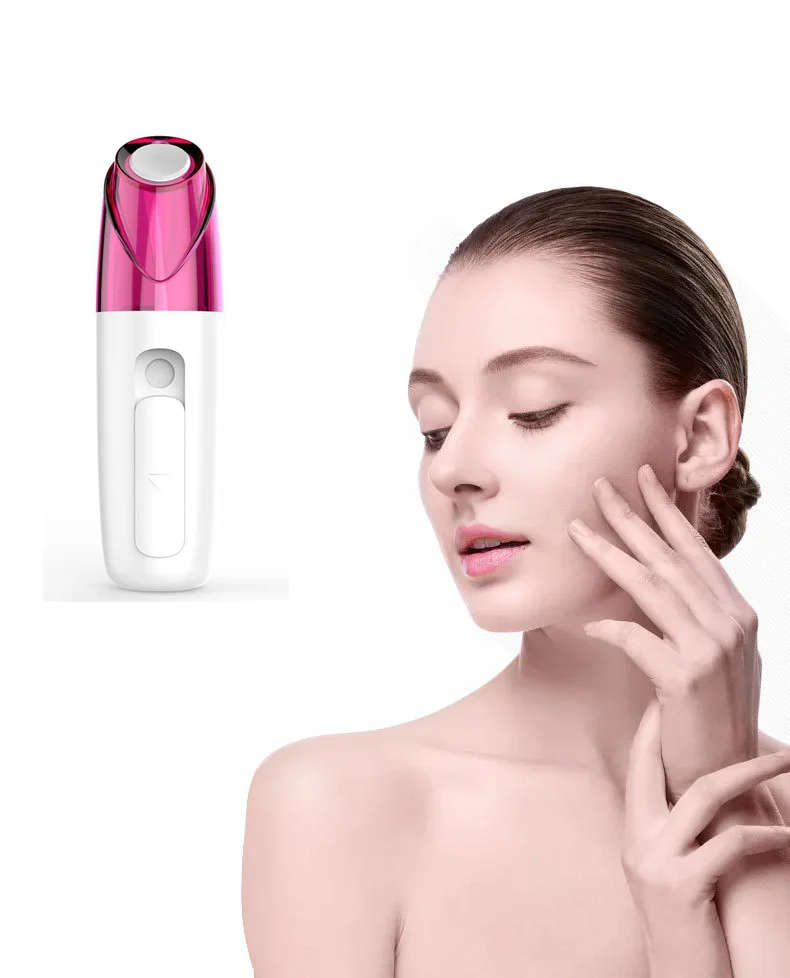 Mini Spa Portable Facial Sprayer Handy Water Hydrogen Facial Steamer Face Moisturizing Beauty Instrument Nano Mist Ion Sprayer