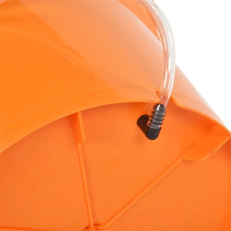 Food Grade 25L Manual Orange Plastic Commercial PP Vegetable And Salad Spinner