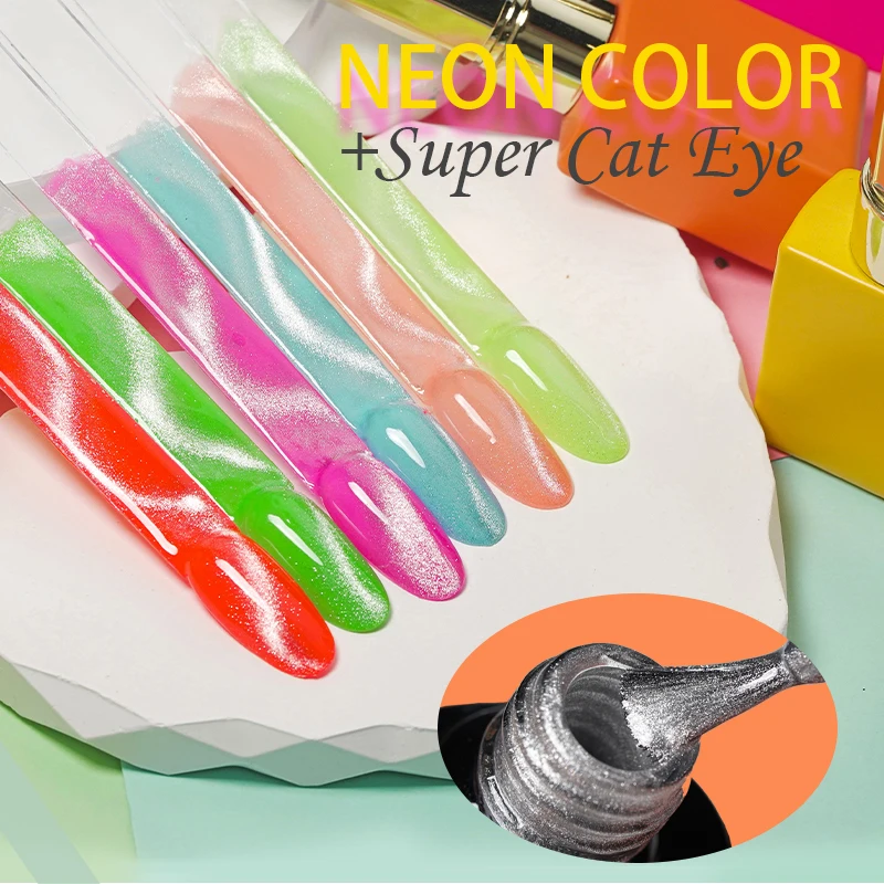 ICE NOVA Super Cat Eye Gel Chameleon 3d Cat Eye Powder Super Magnetic Color Shift Nail Glitter Pigment Diy Nail Gel